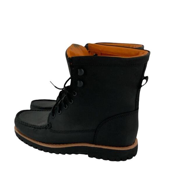 Timberland Boots Mens Size 8.5M Jacksons Landing Moc Toe Black Full Grain Combat - Picture 7 of 12